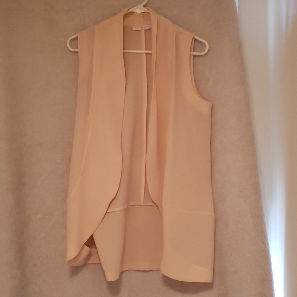 Lush Light Pink Vest Blazer